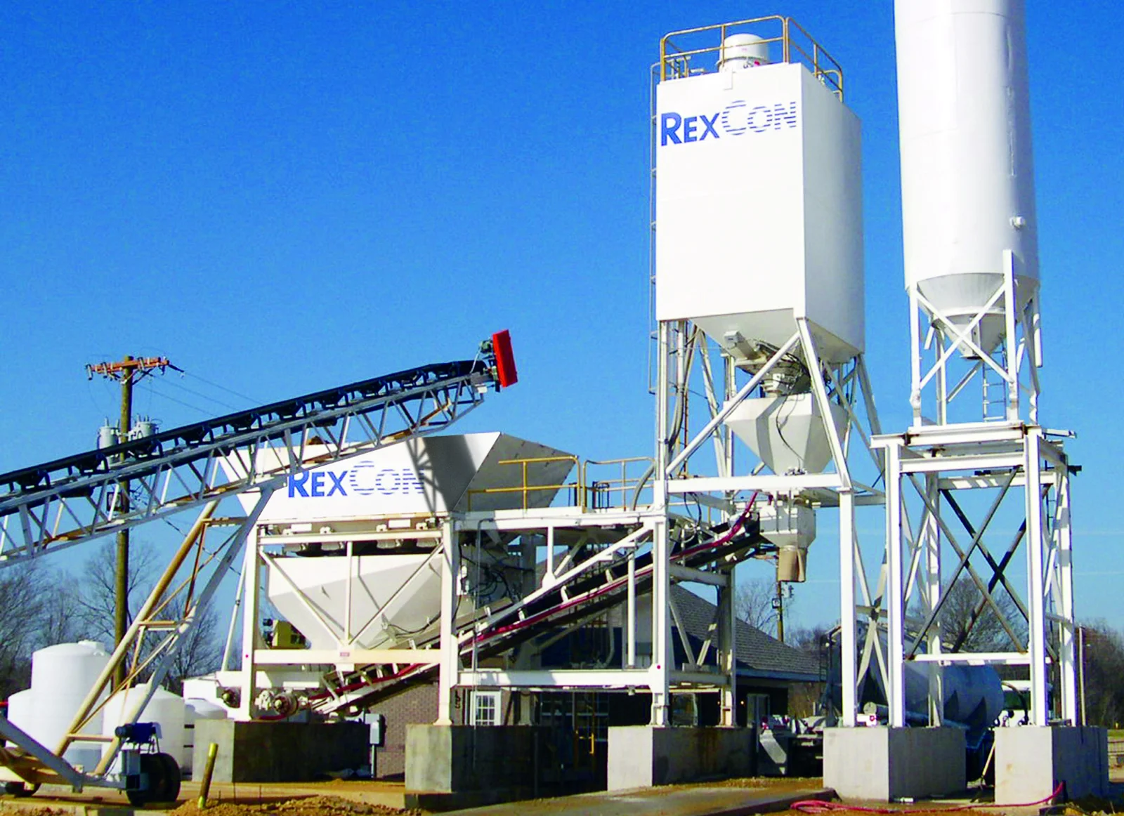 RexCon LoGo 10S concrete batch plant
